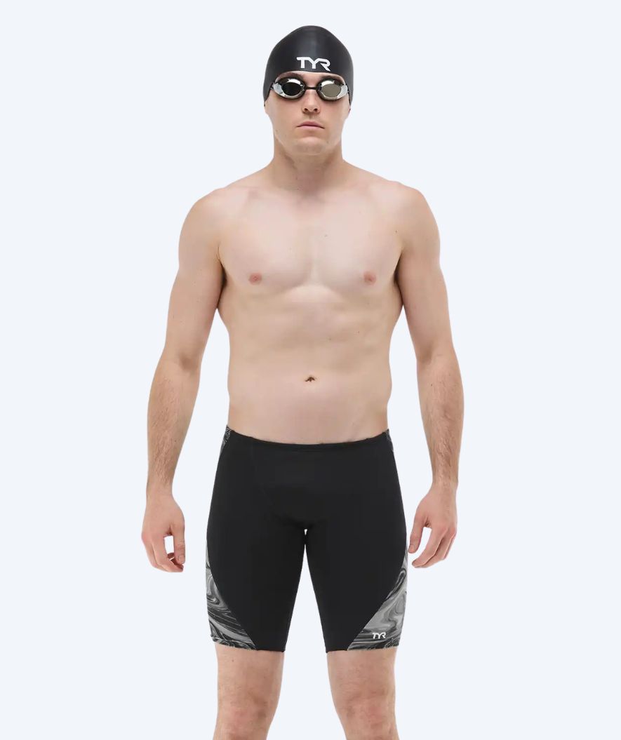 TYR lange Badehose für Herren - Blade Splice Olea - Schwarz