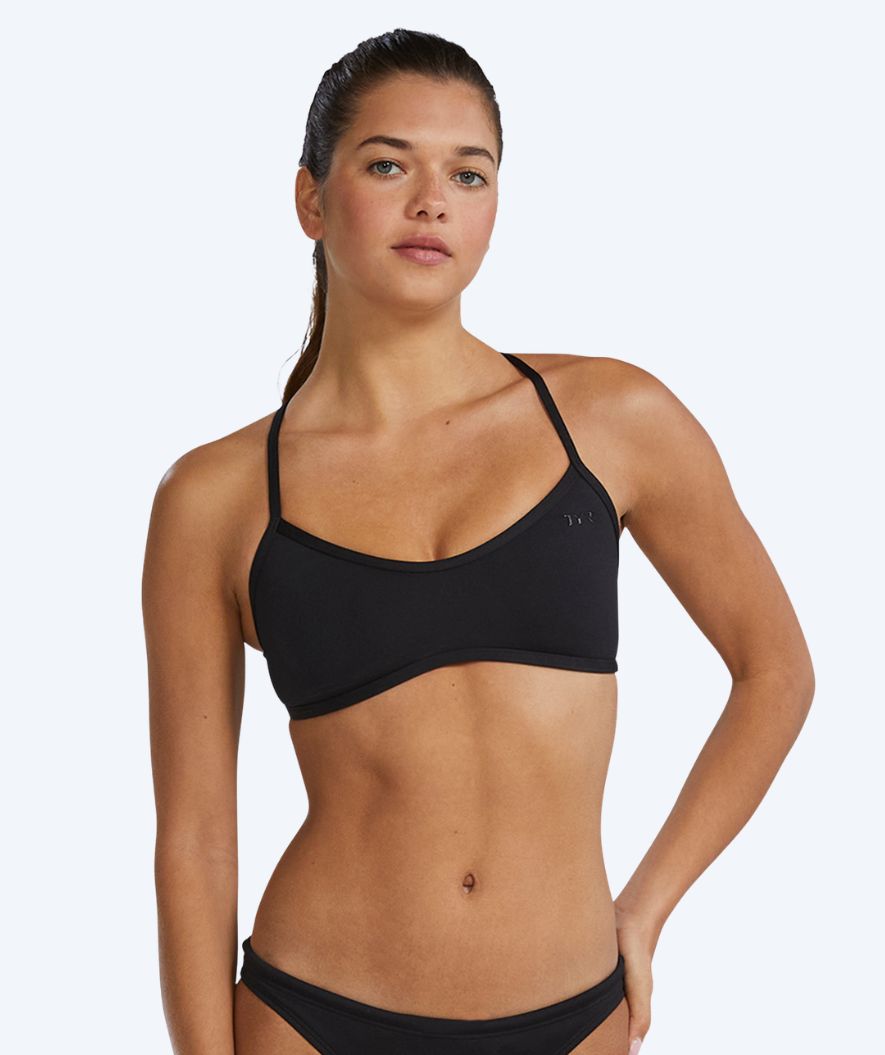 TYR Bikini Oberteil für Damen - Durafast Elite Trinity - Schwarz
