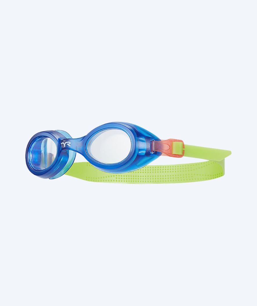 TYR Schwimmbrille für Kinder - Aqua Blaze - Blau/Grün