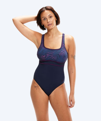 Speedo Badeanzug für Damen - Shaping ContourEclipse - Donkerblau