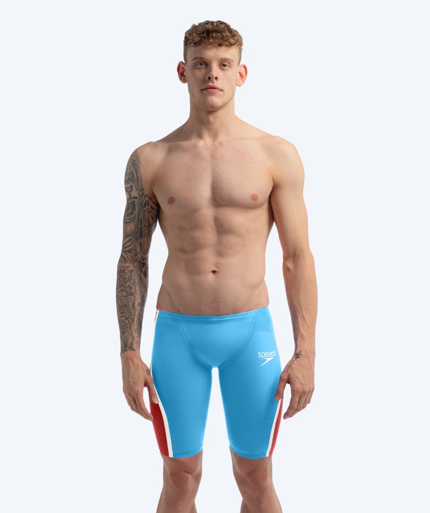Speedo Wettkampf Badehose für Herren - LZR Pure Intent 2.0 - Blau/Rot