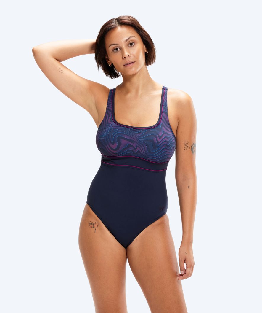 Speedo Badeanzug für Damen - Shaping ContourEclipse - Dunkelblau