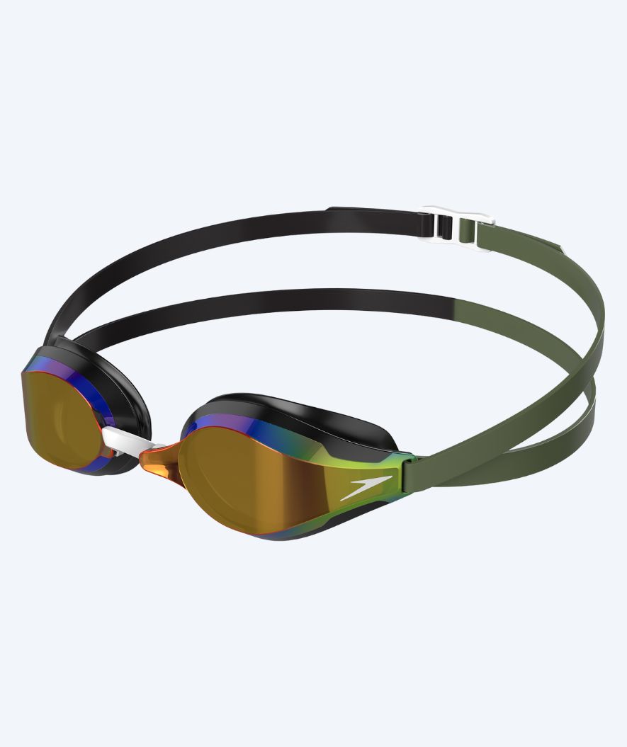 Speedo Elite Schwimmbrille - Fastskin Speedsocket 2 Mirror - Grün/schwarz