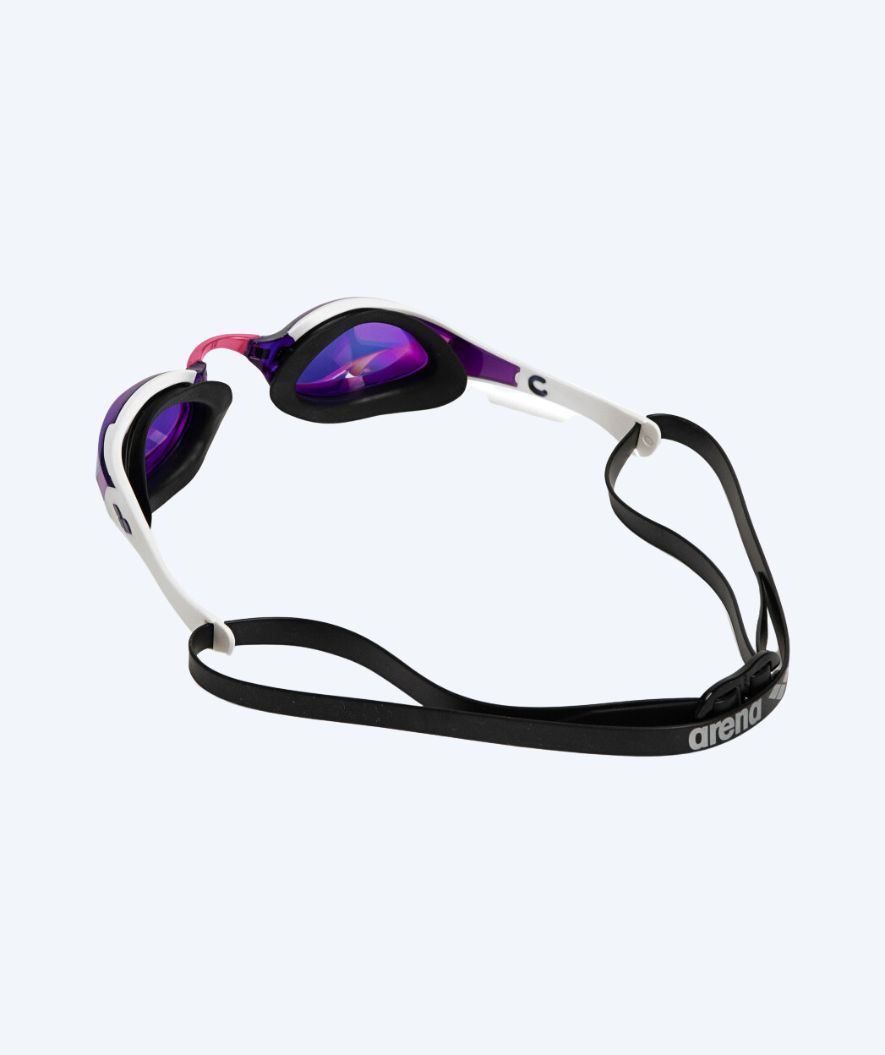 Arena Elite Schwimmbrillen - Cobra Edge SWIPE Mirror - Weiß/Lila