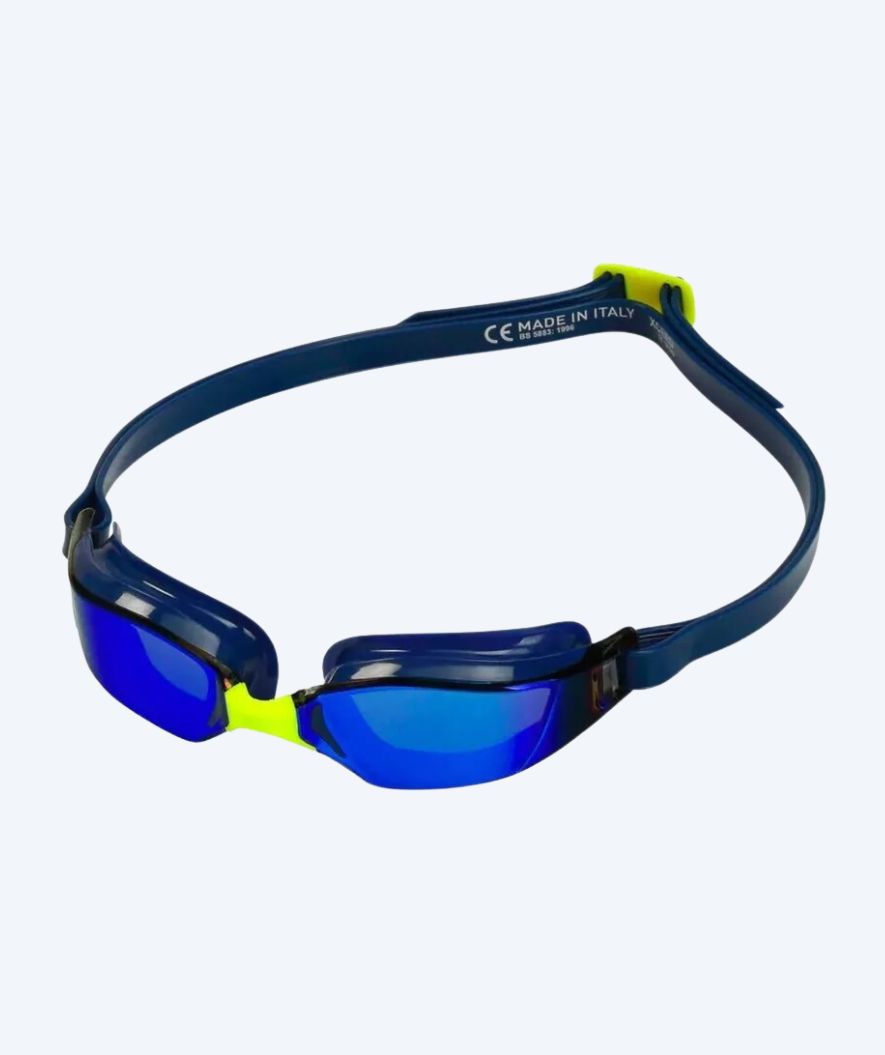 Aquasphere Wettkampf Schwimmbrille - Xceed A1 - Dunkelblau/Gelb