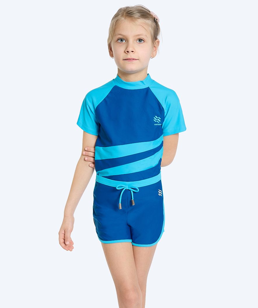 Watery UV Shorts für Kinder - Manami - Atlantic Blue