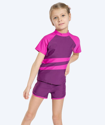 Watery UV Shorts für Kinder - Manami - Lila