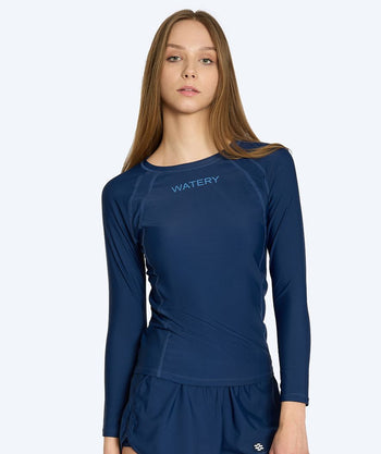 Watery UV Shirt für Damen - Remington Langarm Rashguard - Dunkelblau