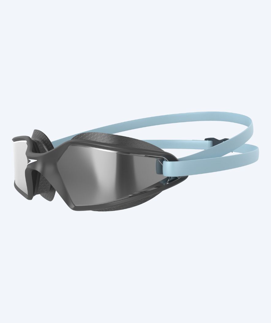Speedo Schwimmbrille für Freizeitschwimmer - Hydropulse - Grau/Silber (Mirror Scheiben)