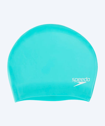 Speedo Badekappe für langes Haar - Türkis