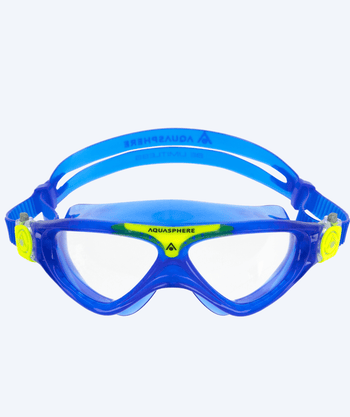 Aquasphere Schwimmmaske für Junioren (6-12) - Vista - Blau/Gelb