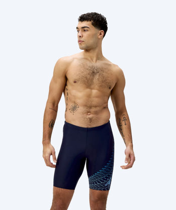 Speedo lange Badehose für Herren - Medley Logo - Dunkelblau
