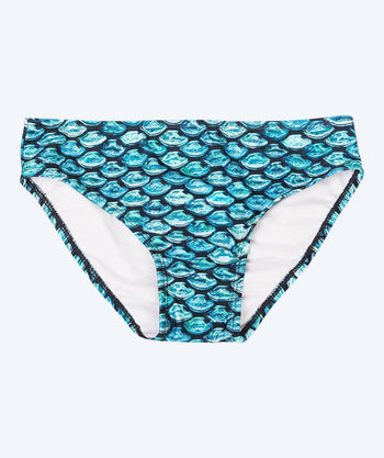 Fin Fun Bikini-Unterteil für Mädchen - Tidal Teal (Hellblau)