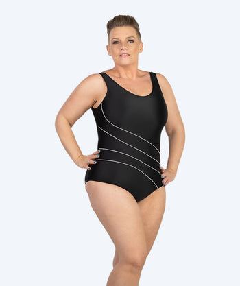Arena Badeanzug für Damen - Lulu G9 - Schwarz/Weiss