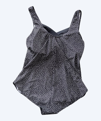 Mirou Badeanzug in große Größen für Damen - 1580s - Schwarz/prikket