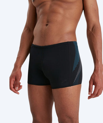 Speedo Aquashorts für Herren - Tech Panel - Schwarz/blau