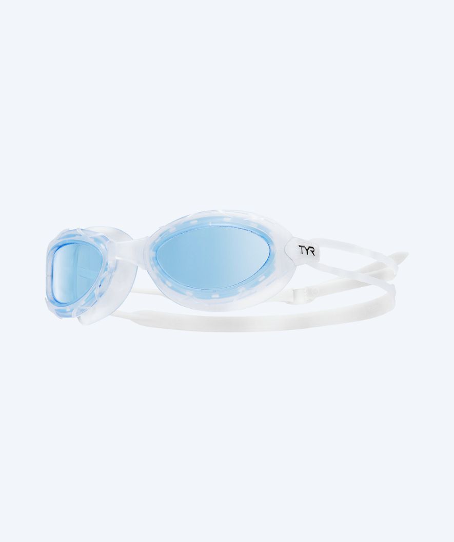 TYR Schwimmbrille für Freizeitschwimmer - Nest Pro - Klar/Blau