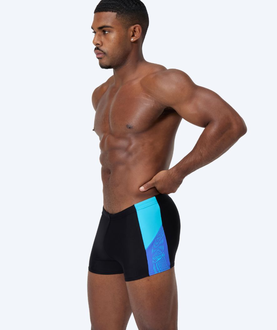 Speedo Aquashorts für Herren - Dive - Schwarz/Hellblau