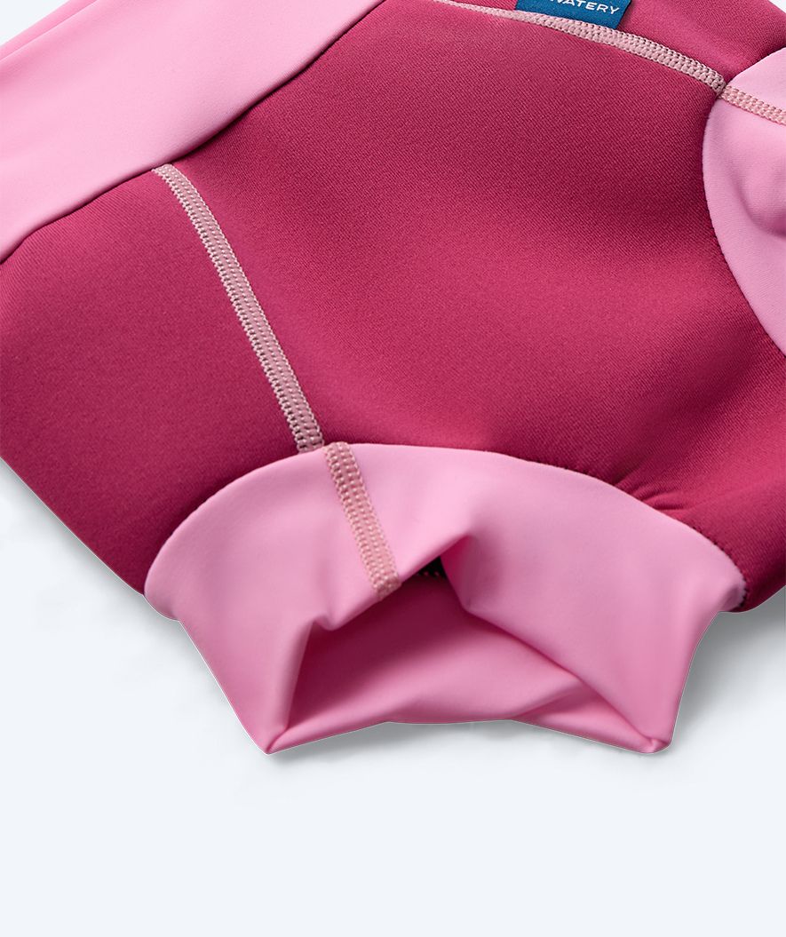 Watery Windelbadehose für Kinder - Neopren Swim Nappy - Atlantic Rosa
