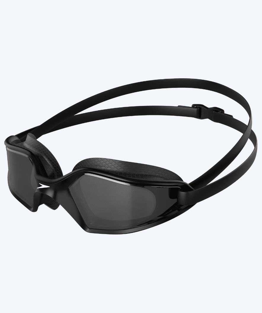 Speedo Schwimmbrille fürs Training - Hydrapulse - Schwarz/grau