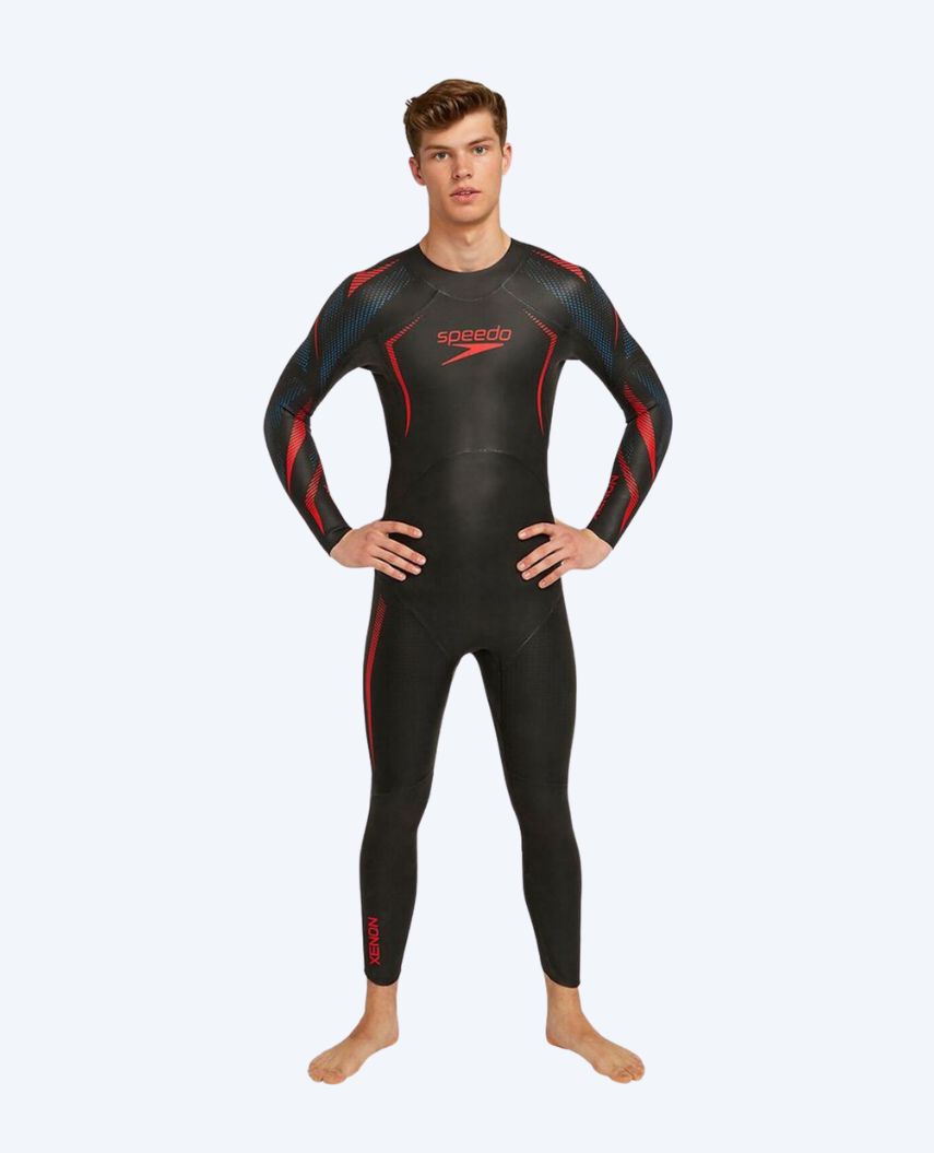 Speedo Neoprenanzug für Herren - Xenon - Schwarz/rot