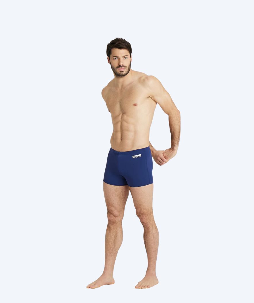 Arena Trunks für Herren - Team Solid - Dunkelblau/Weiss