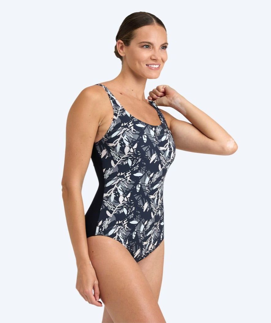 Arena Badeanzug mit Einlagen für Damen - Francy - Schwarz/Weiss