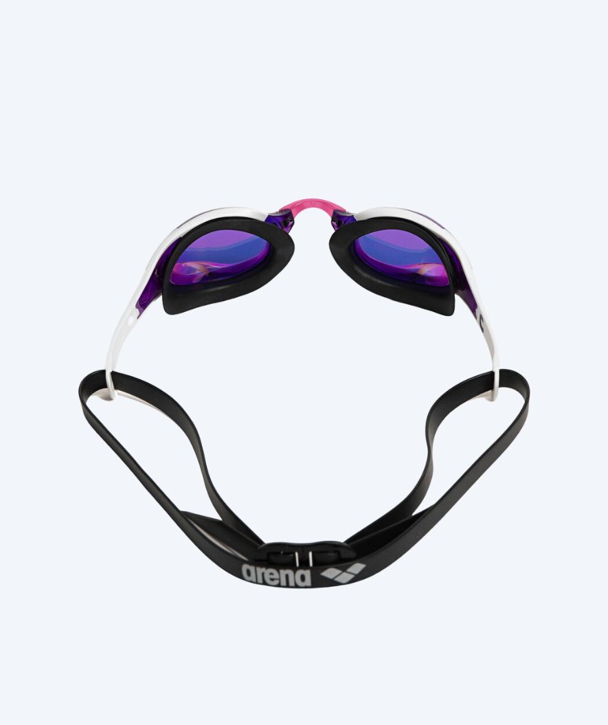 Arena Elite Schwimmbrillen - Cobra Edge SWIPE Mirror - Weiß/Lila