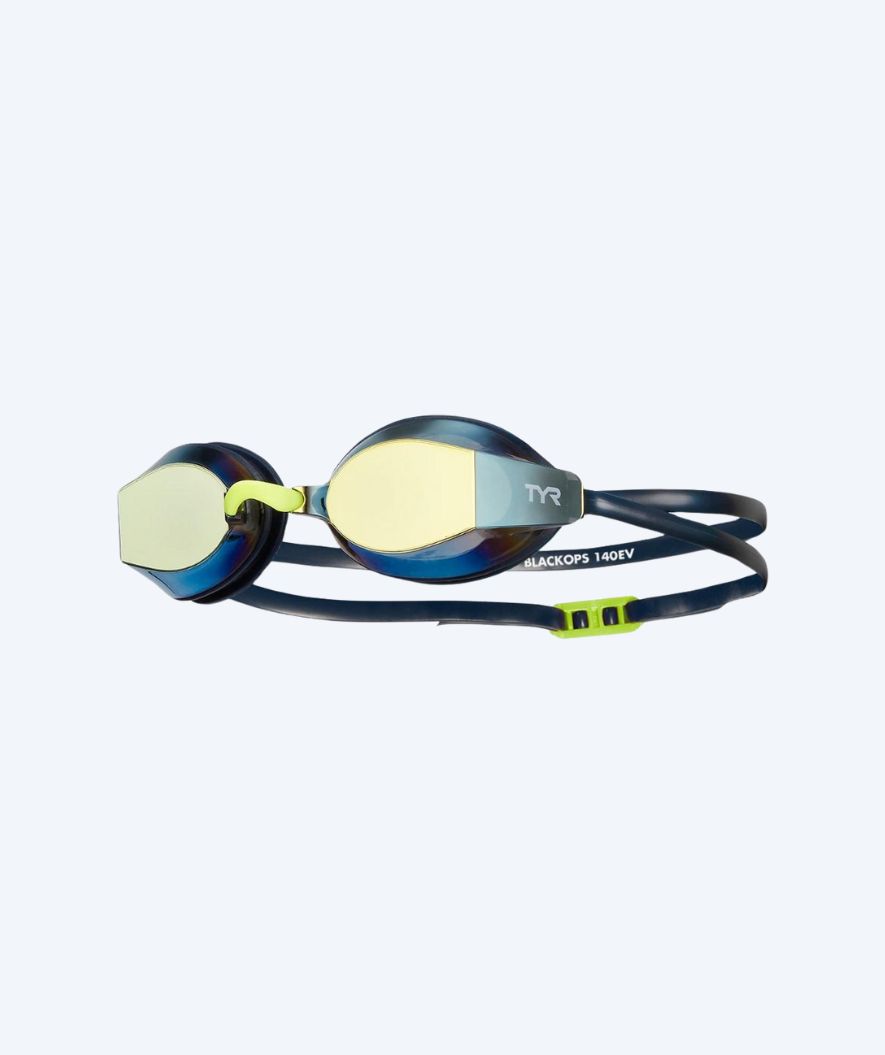 TYR Schwimmbrille - Blackops 140 EV Mirrored - Donkerblau/Gold