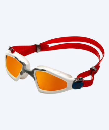 Aquasphere Schwimmbrille fürs Training - Kayenne Pro Titanium - Weiß/gold