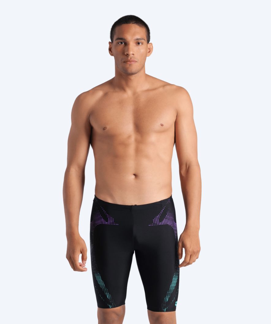 Arena lange Badehose für Herren - Spider Web - Schwarz/lila