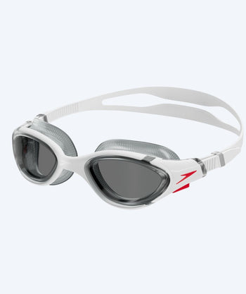 Speedo Schwimmbrille für Freizeitschwimmer - Biofuse 2.0 - Weiss (Smoke Scheiben)
