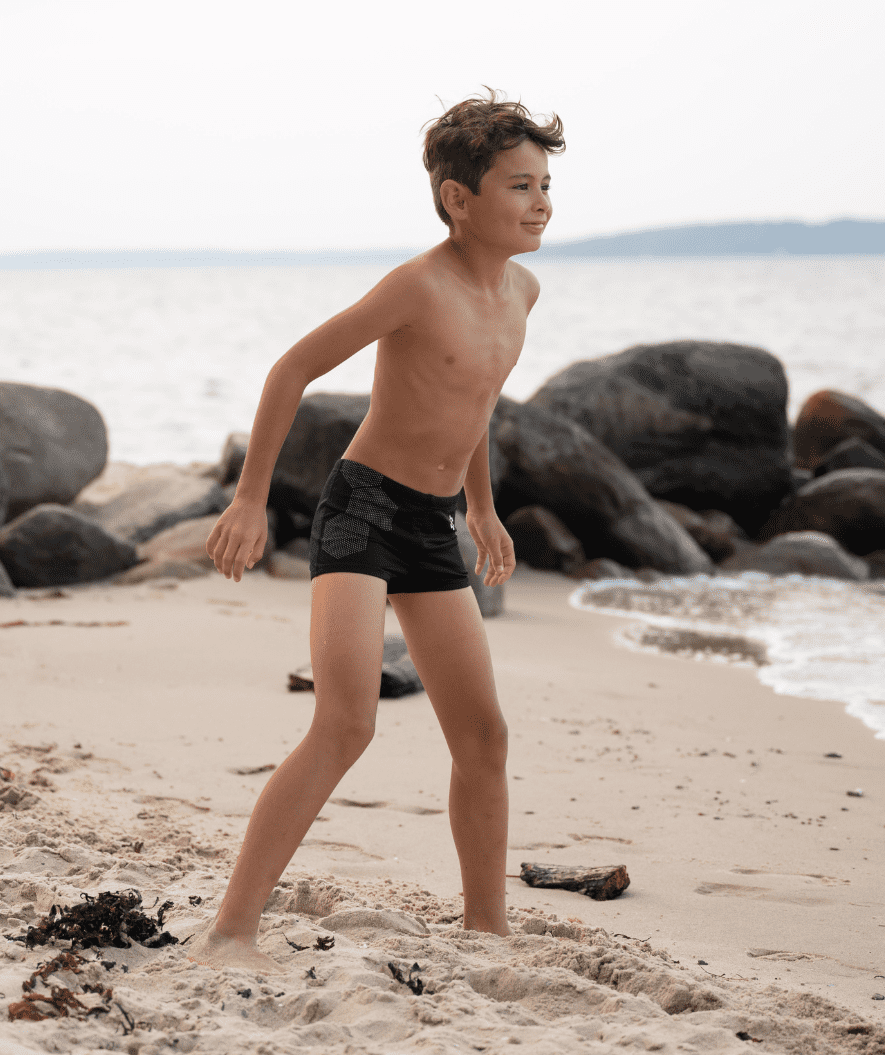 Watery Badehose für Jungen - Flaming Vegas Eco - Orange Corner