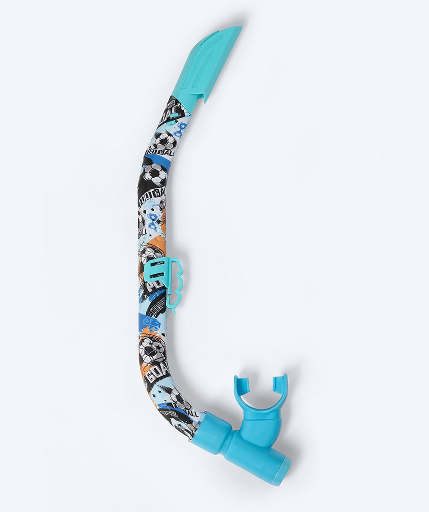 Watery Schnorchel für Junioren (8-15) - Riku Camo - Blau