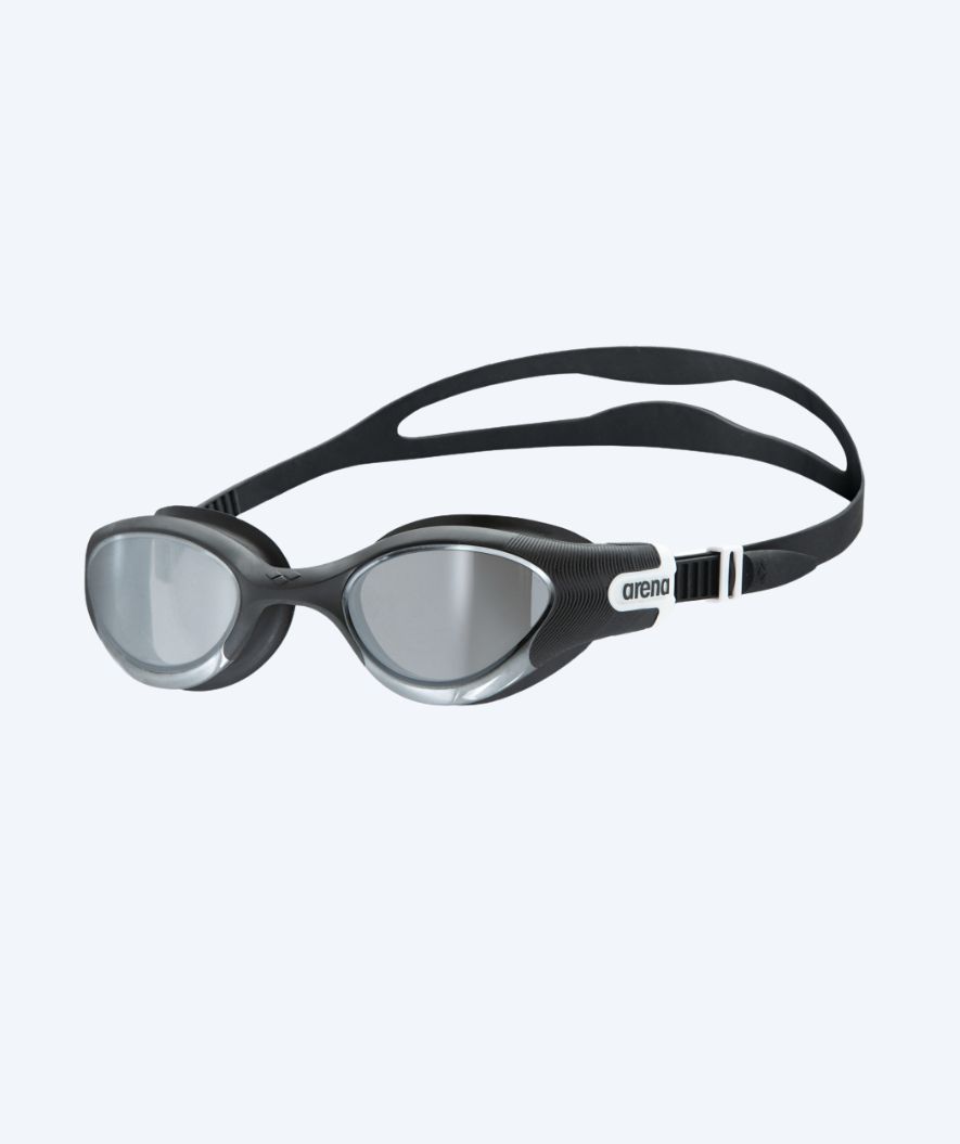 Arena Schwimmbrille für Freizeitschwimmer - The One Plus Mirror - Schwarz/Silber