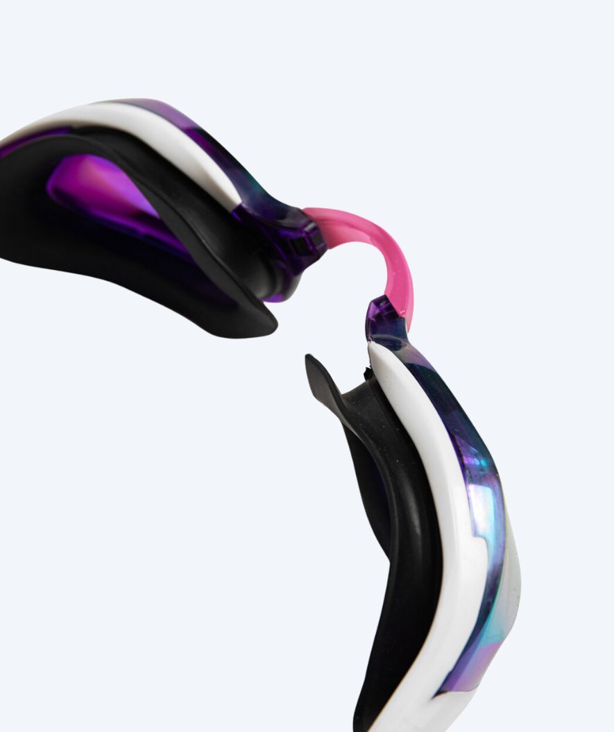 Arena Elite Schwimmbrillen - Cobra Edge SWIPE Mirror - Weiss/Lila