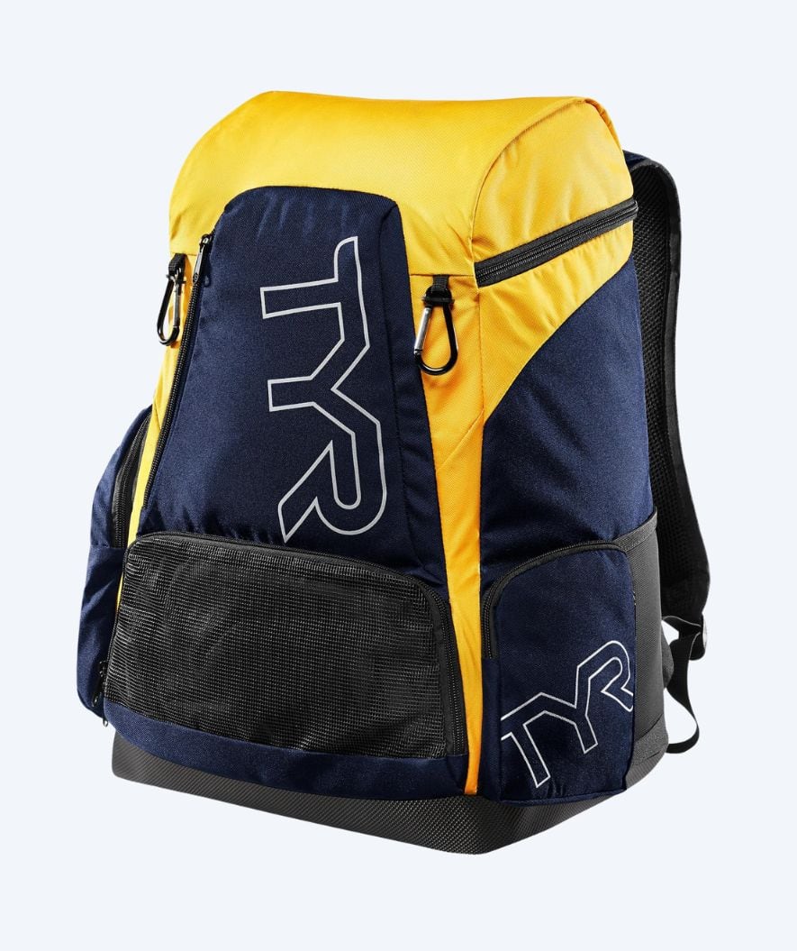 TYR Schwimmrucksack - Alliance Team 45L - Dunkelblau/Gelb