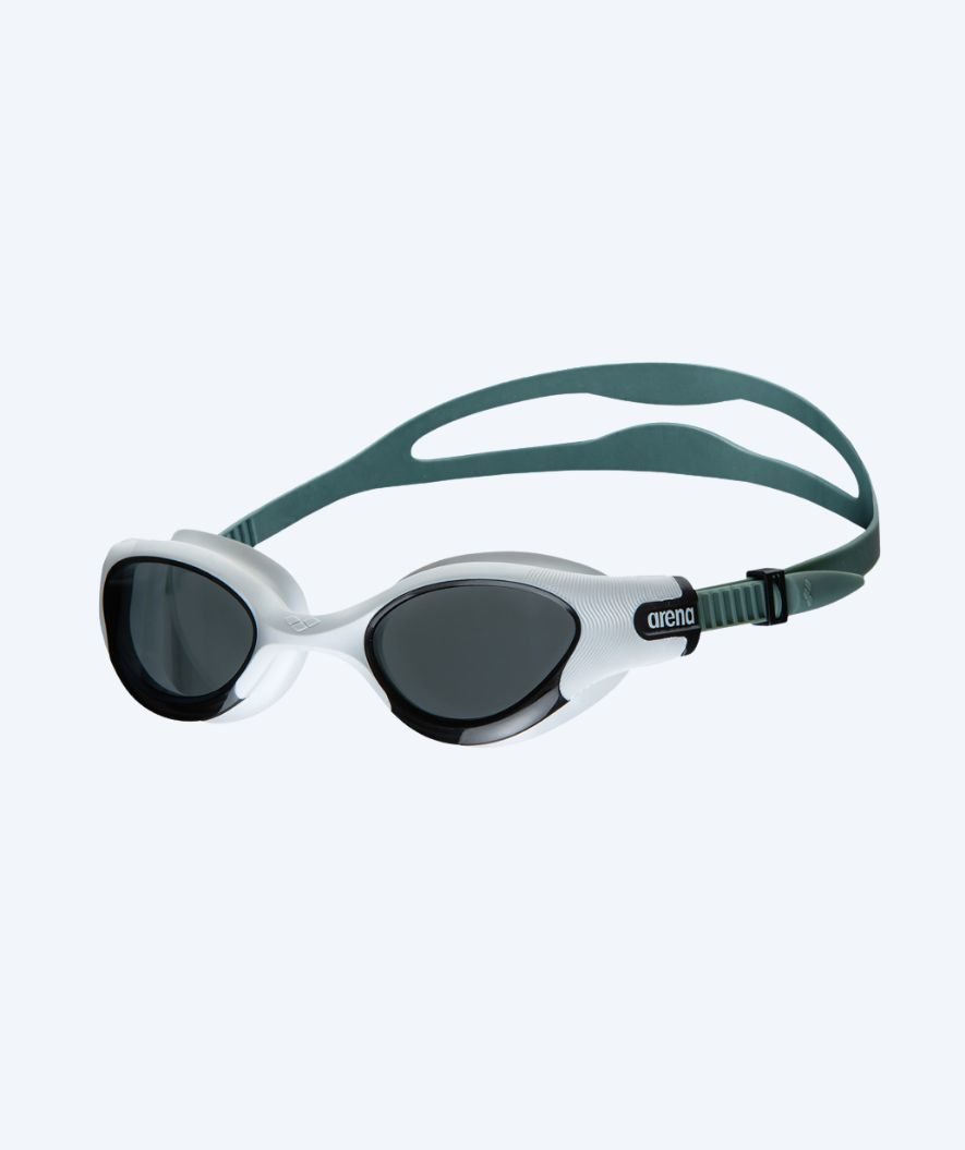 Arena Schwimmbrille für Freizeitschwimmer - The One Plus - Weiss (Smoke Scheiben)