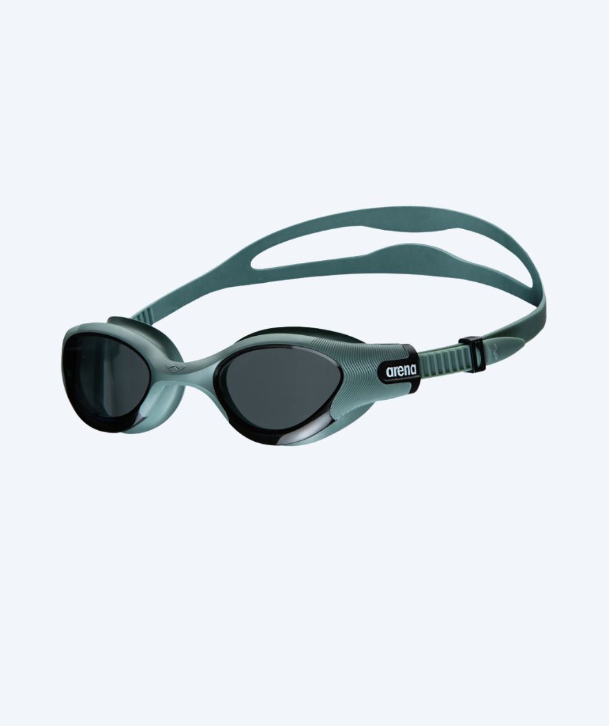 Arena Schwimmbrille für Freizeitschwimmer - The One Plus - Dunkelgrün (Smoke Scheiben)