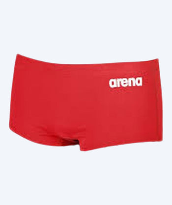 Arena quadratische Badehose für Jungen - Solid Squared - Rot