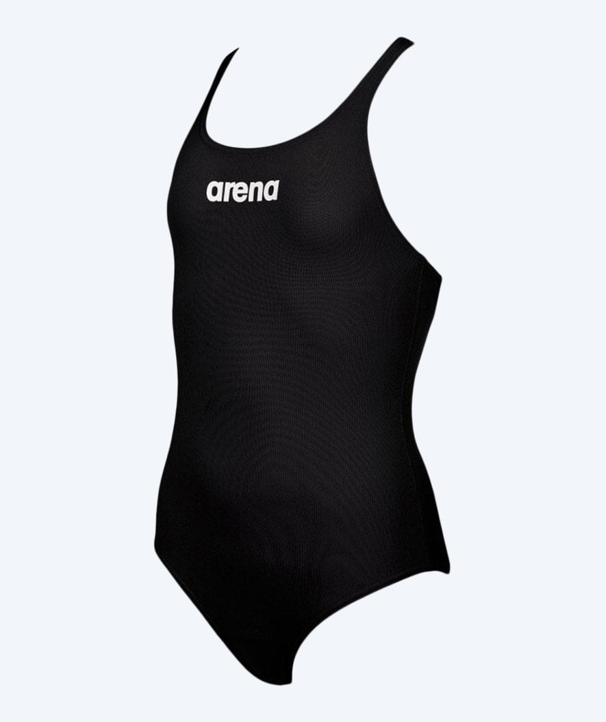 Arena Badeanzug für Mädchen - Solid Swim Pro - Schwarz