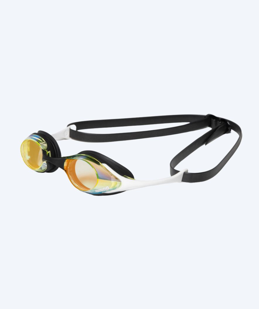 Arena Schwimmbrille - Cobra SWIPE Mirror - Gelb/Weiss
