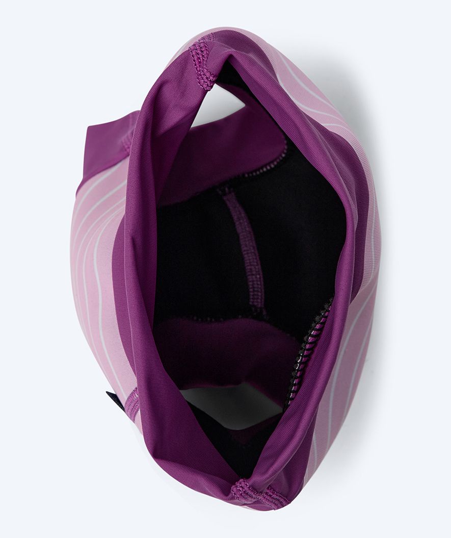 Watery Windelbadehose für Kinder - Neopren Swim Nappy - Purple Stripes