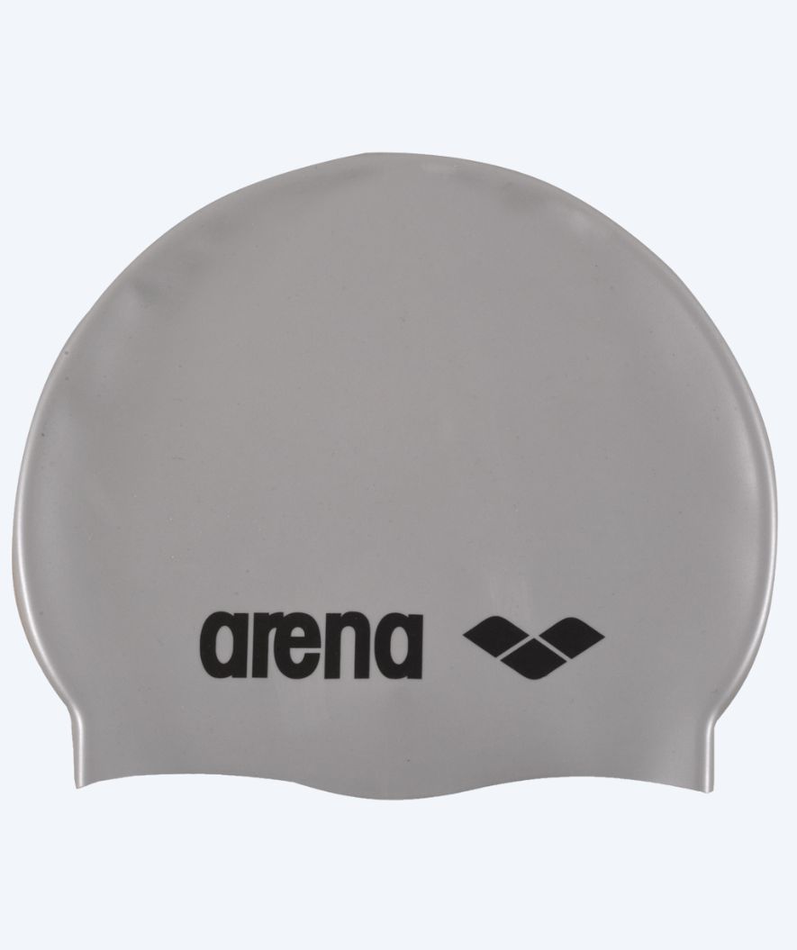 Arena Badekappe für Junioren (6-12) - Classic Silicone - Silber