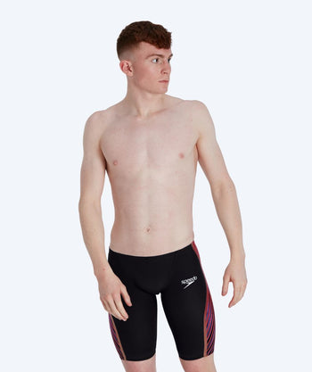 Speedo Wettkampf Badehose für Herren - LZR Pure Intent - Schwarz/rot