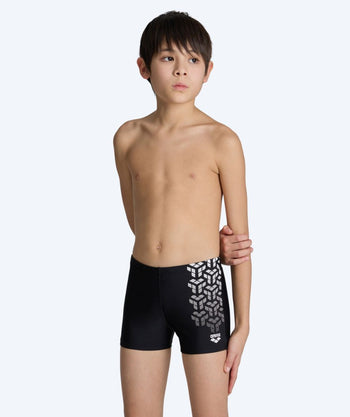 Arena quadratische Badehose für Jungen - Kikko - Schwarz/weiß