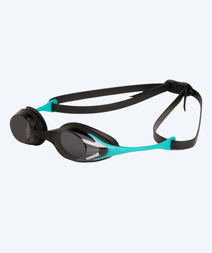 Arena Schwimmbrille - Cobra SWIPE Smoke - Schwarz/hellblau