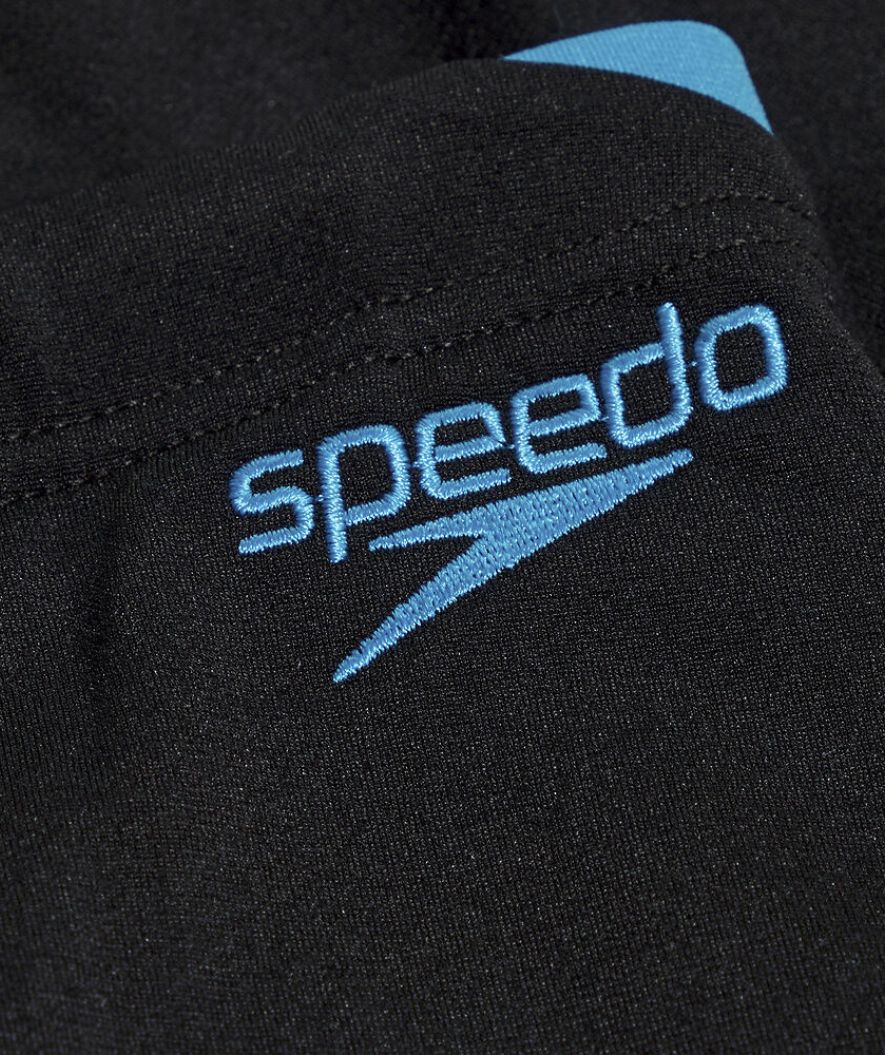 Speedo lange Badehose für Herren - Hyperboom Splice - Schwarz/blau