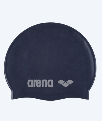 Arena Badekappe für Junioren (6-12) - Classic Silicone - Dunkelblau/Grau