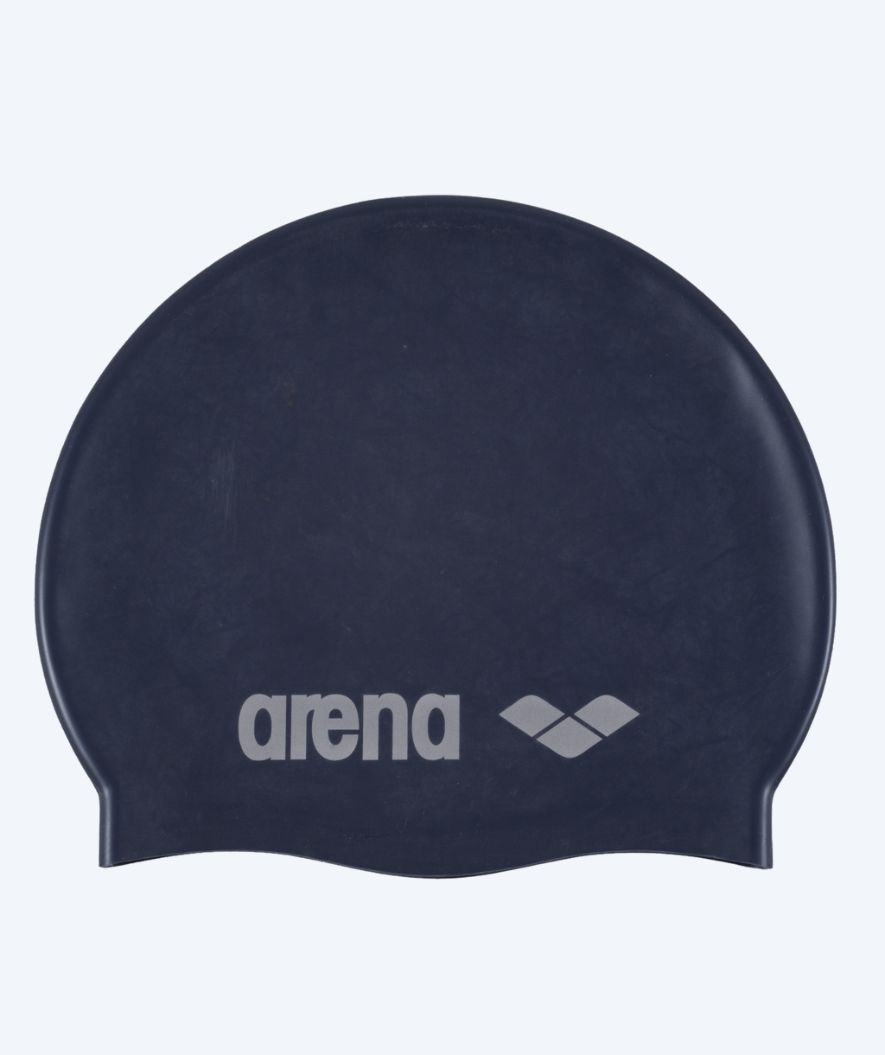 Arena Badekappe für Junioren (6-12) - Classic Silicone - Donkerblau/Grau